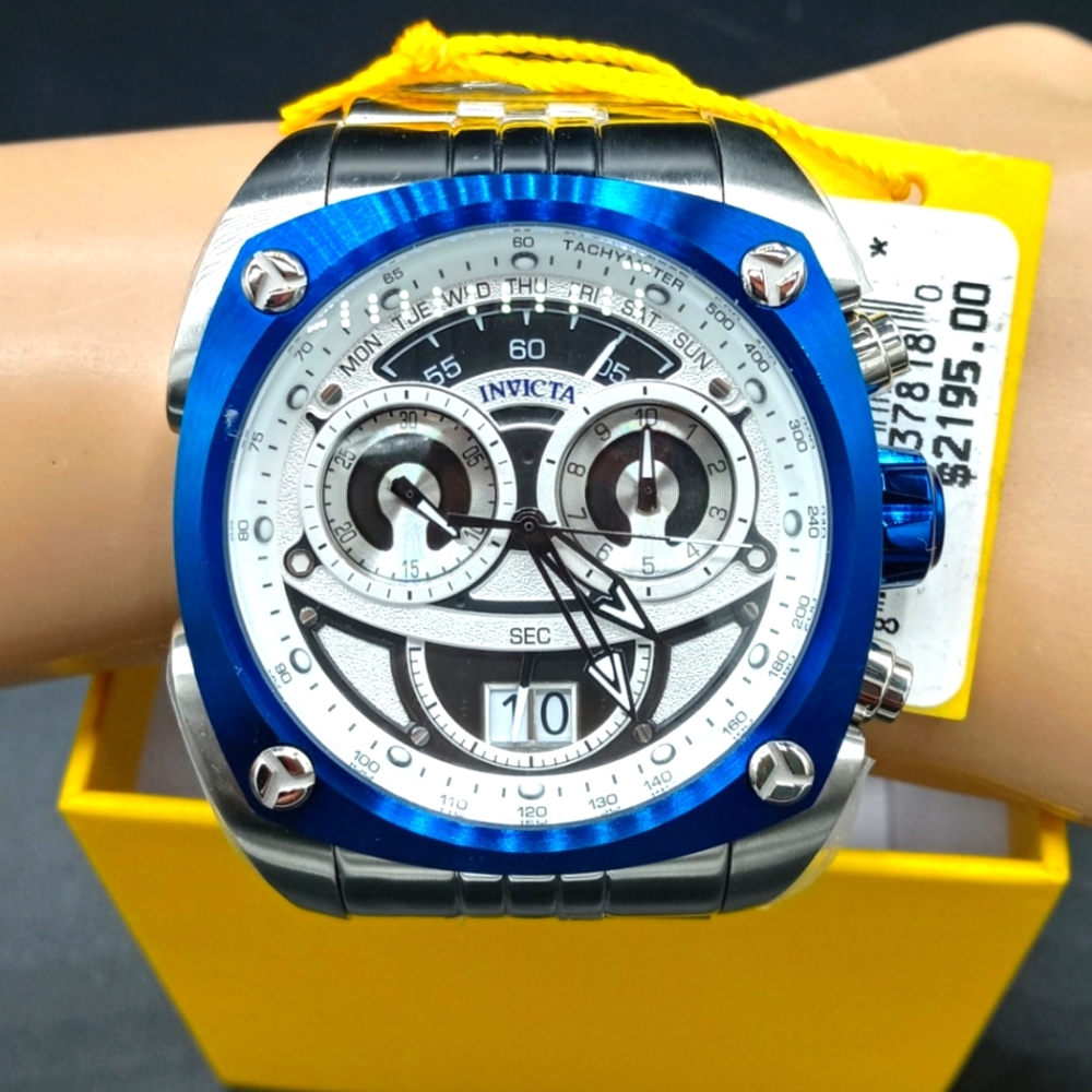 FIRM PRICE-Invicta Reserve Chronograph Stainless Steel Watch.